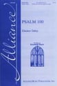 Psalm 100 SATB/SATB choral sheet music cover